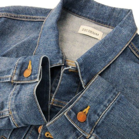 23区　大きいサイズ46デニムジャケット ジージャン 15号　17号　LL デニムジャケット レディース 大きめ 通販 デニム ジャケット