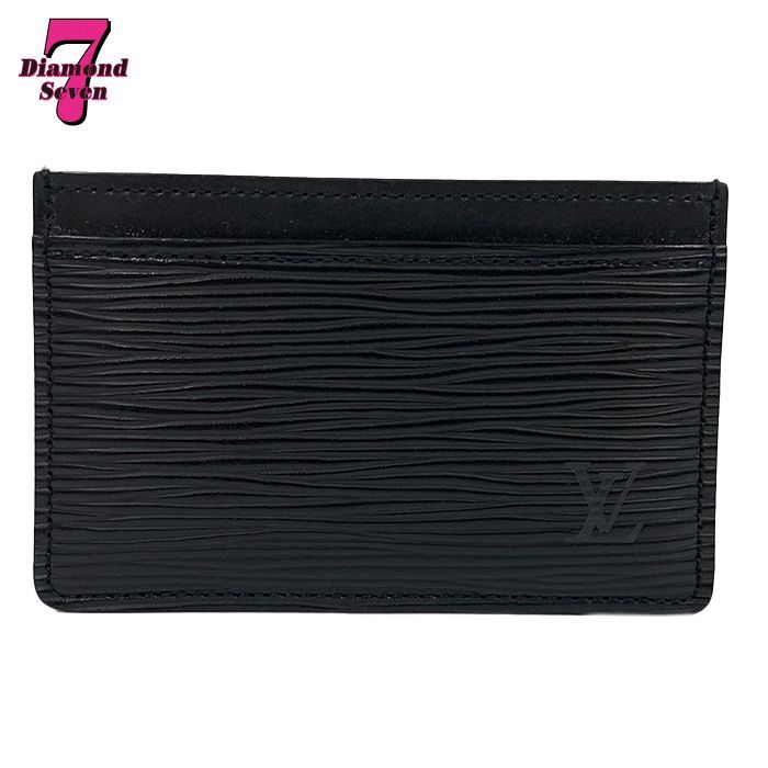 LOUIS VUITTON ルイ ヴィトン エピ ポルトカルト サーンプル ノワール カードケース 名刺入れ パスケース カードケース 定期入れ 黒 ブラック ビジネス ⓪