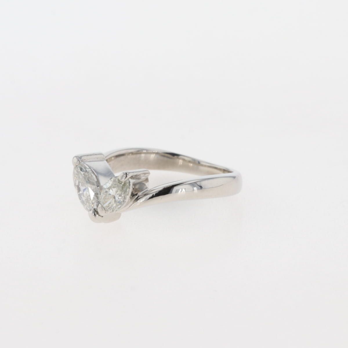 メレダイヤ デザインリング プラチナ 指輪 リング 9.5号 Pt1000 ダイヤモンド レディース 【中古】 - メルカリ