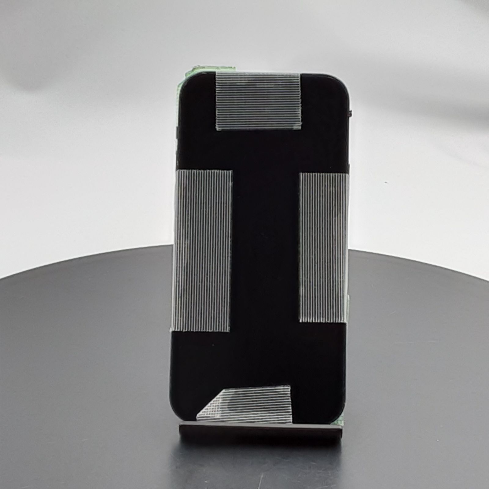 ☆ジャンク/起動×☆Apple iPhone 12 64GB ブラック MGHN3 J/A キャリア