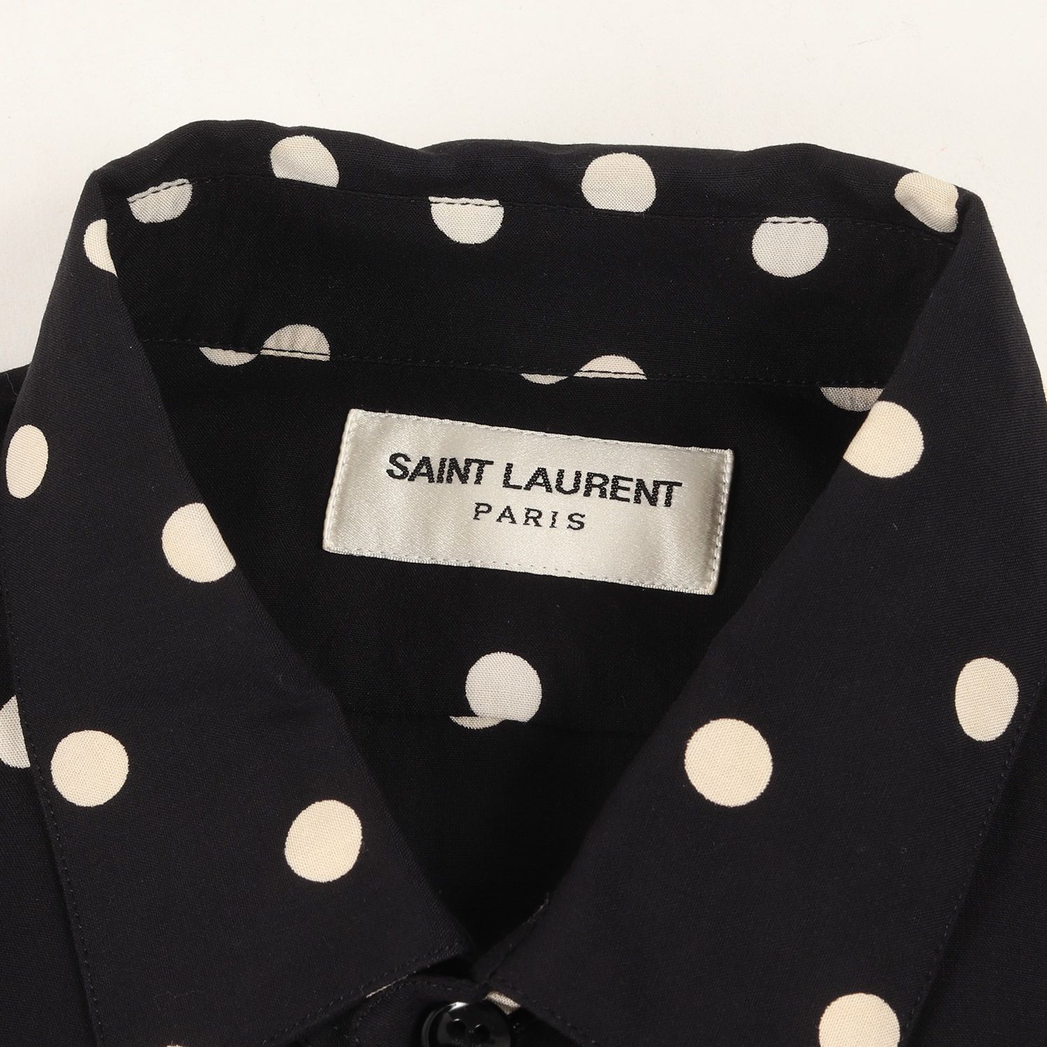 SAINT LAURENT PARIS サンローラン パリ シャツ サイズ:37 / ポルカ
