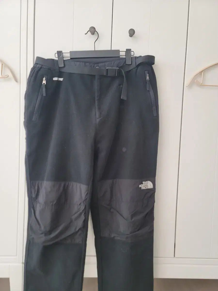 THE NORTH FACE ザ ノース フェイス ブラック 起毛 パンツ ベルト 含む