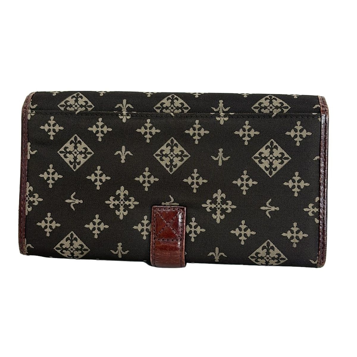 russet ラシット 長財布 - ダークブラウン×ベージュ レザー