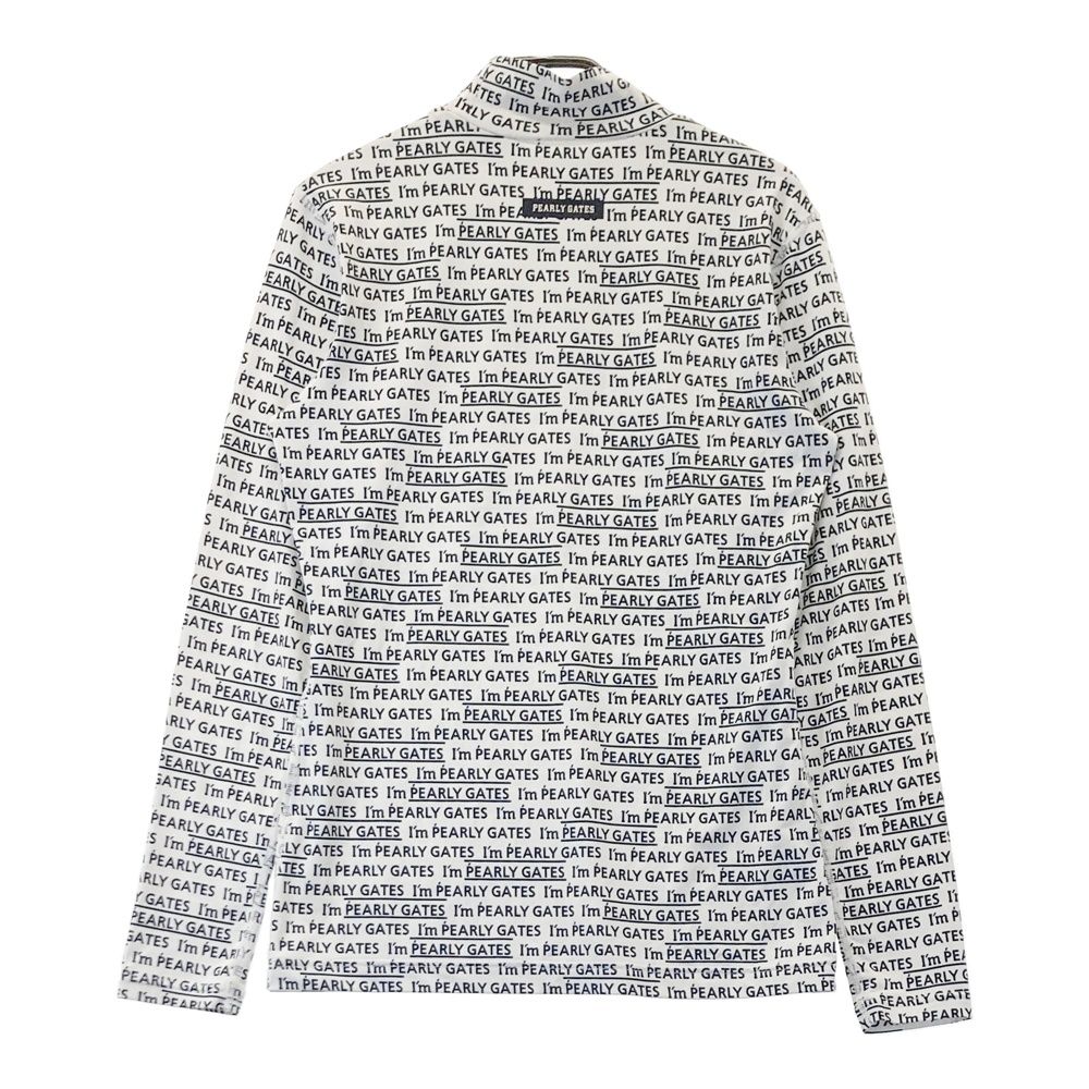 PEARLYGATES　ハイネック長袖Tシャツ　ゴルフウェア　白　レディース2 PEARLY GATES パーリーゲイツ ハイネック 長袖 インナー Tシャツ