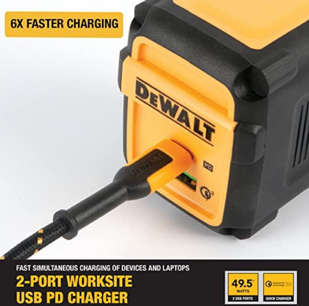 新商品】 DEWALT デウォルト USB アダプター 充電器