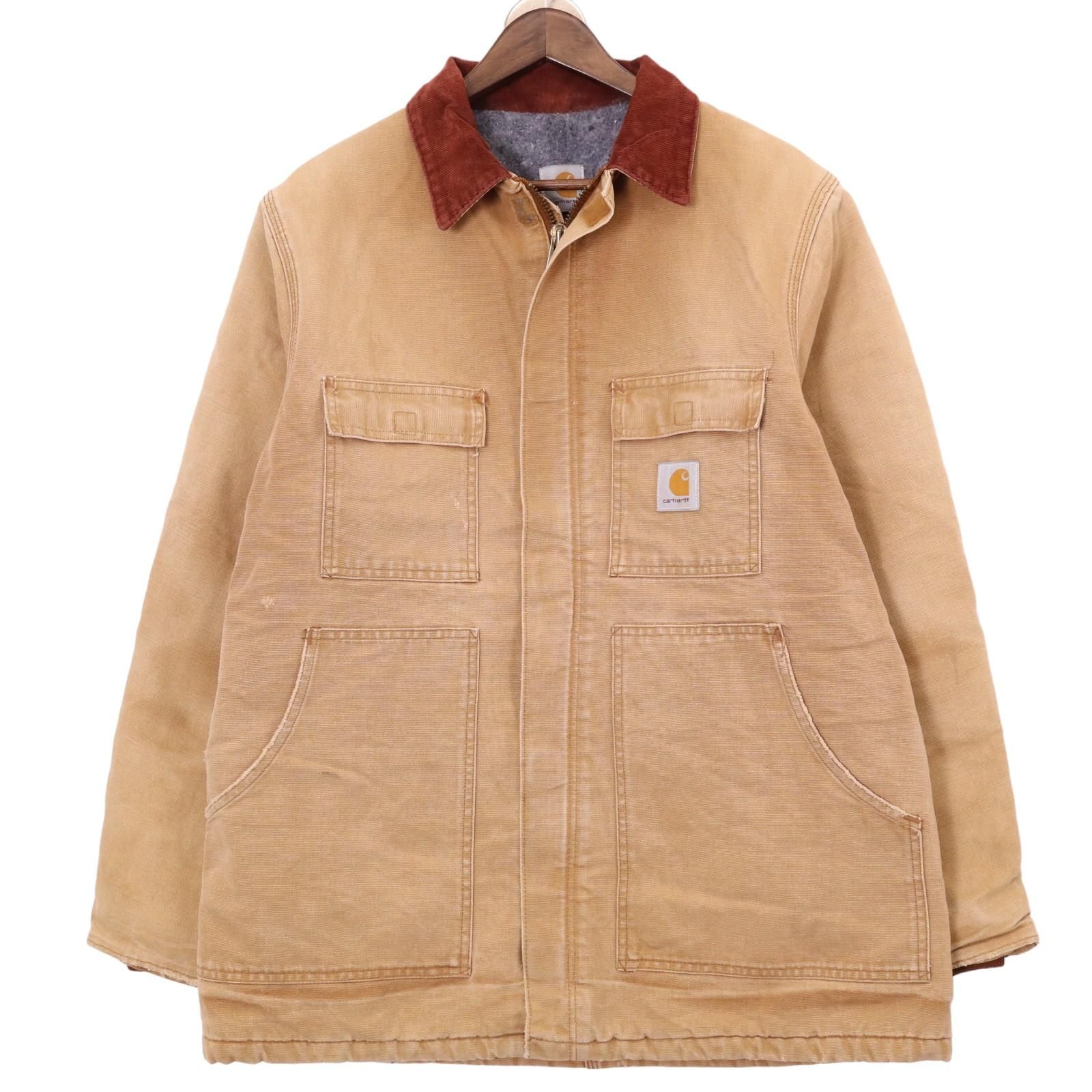 00年代 Carhartt カーハート ミシガンチョアコート ワーク ベージュ