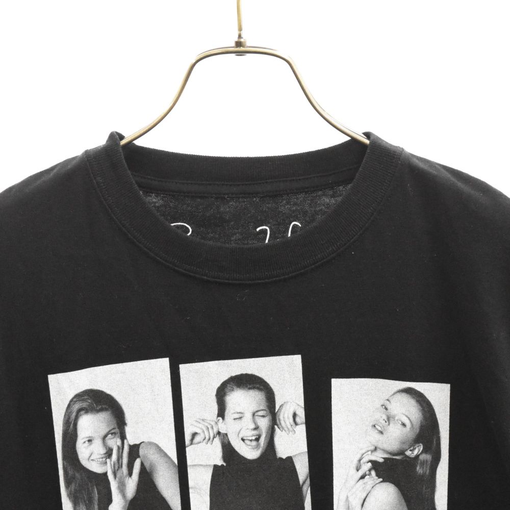 BIOTOP (ビオトープ) 10 Culture Bruce Weber Kate Moss テンカルチャー ブルースウェーバー ケイトモス  フォトプリント Tシャツ ブラック