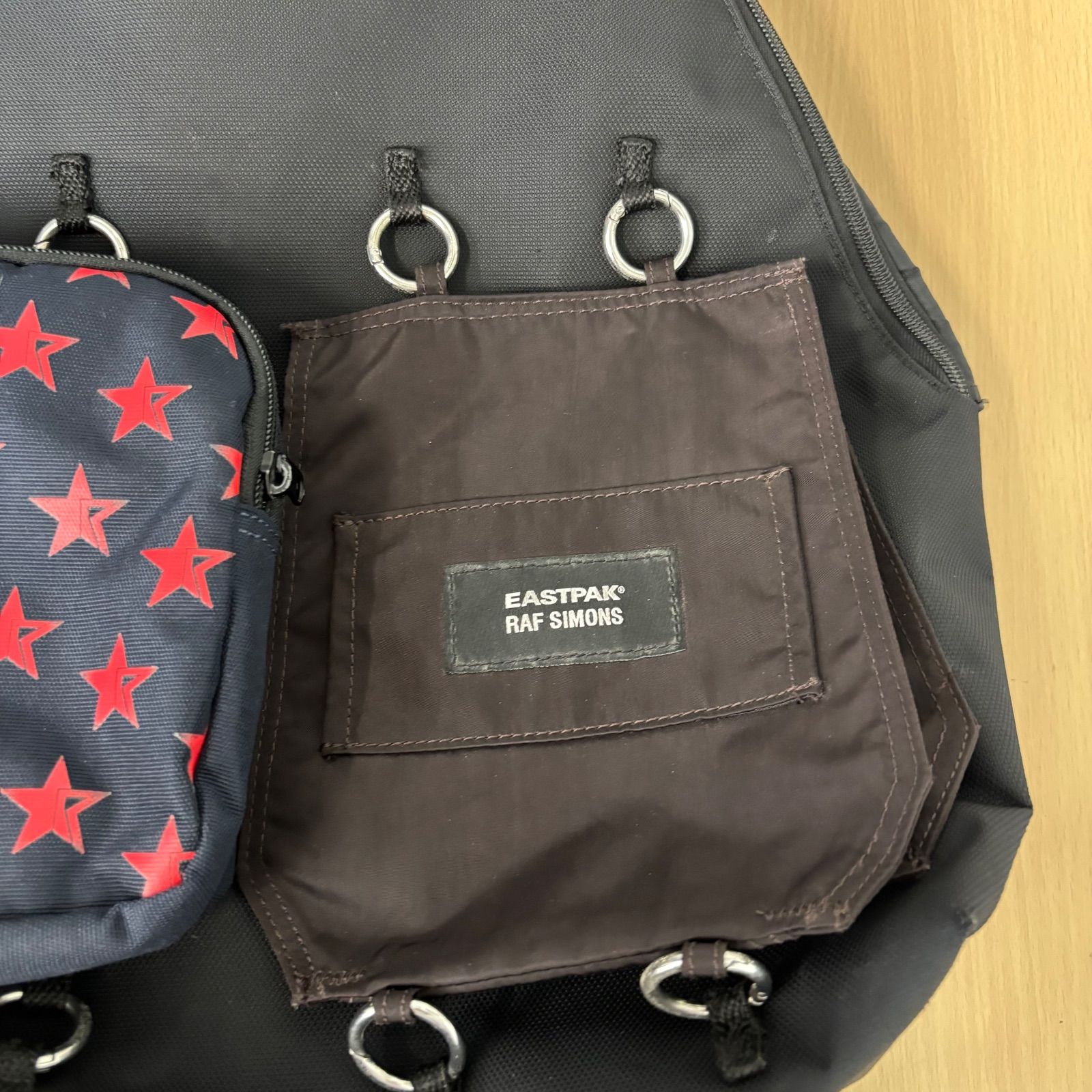 RAF SIMONS Eastpak Collaboration Backpack Black Canvas 30L Men's