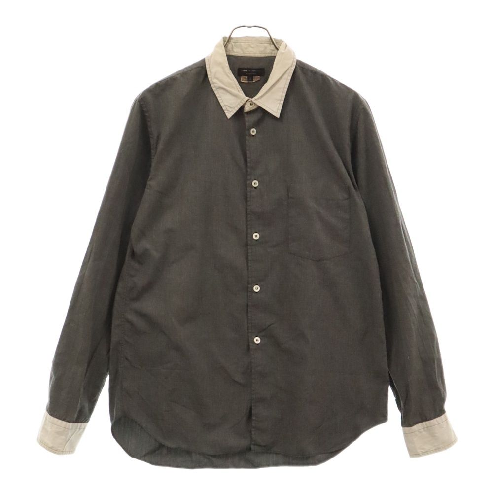 COMME des GARCONS HOMME PLUS (コムデギャルソンオムプリュス) 15SS 製品染め加工 長袖シャツ ブラック PO-B029