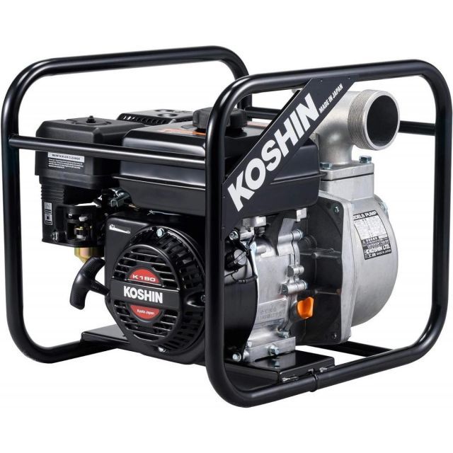 工進 KOSHIN 4サイクル エンジンポンプ ハイデルスポンプ SEV-80X 80mm 3インチ エンジン搭載