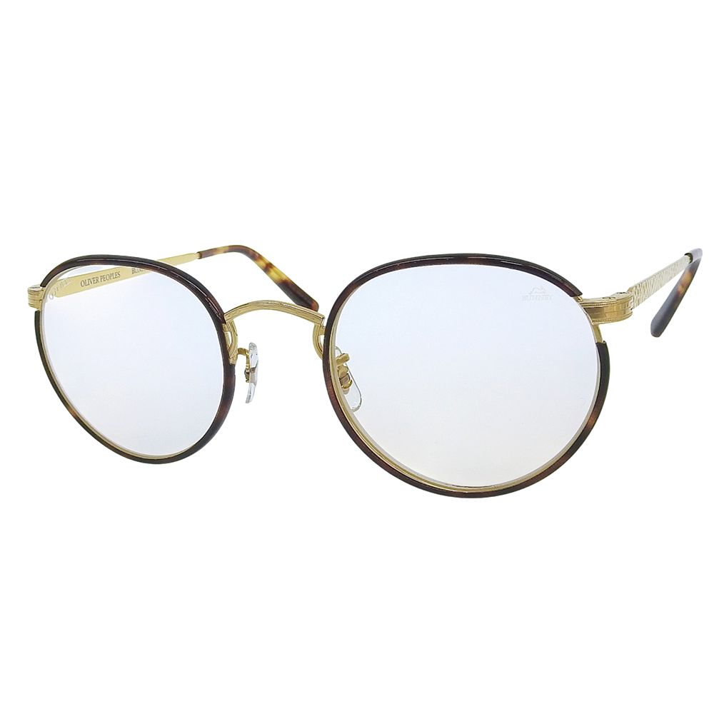 超 オリバーピープルズ OLIVER PEOPLES 2017年 NHS-JOHN ボストン メタル 眼鏡 サングラス BUNNEYコラボ 49□22 鼈甲調 ほぼ♥ 定価48600円