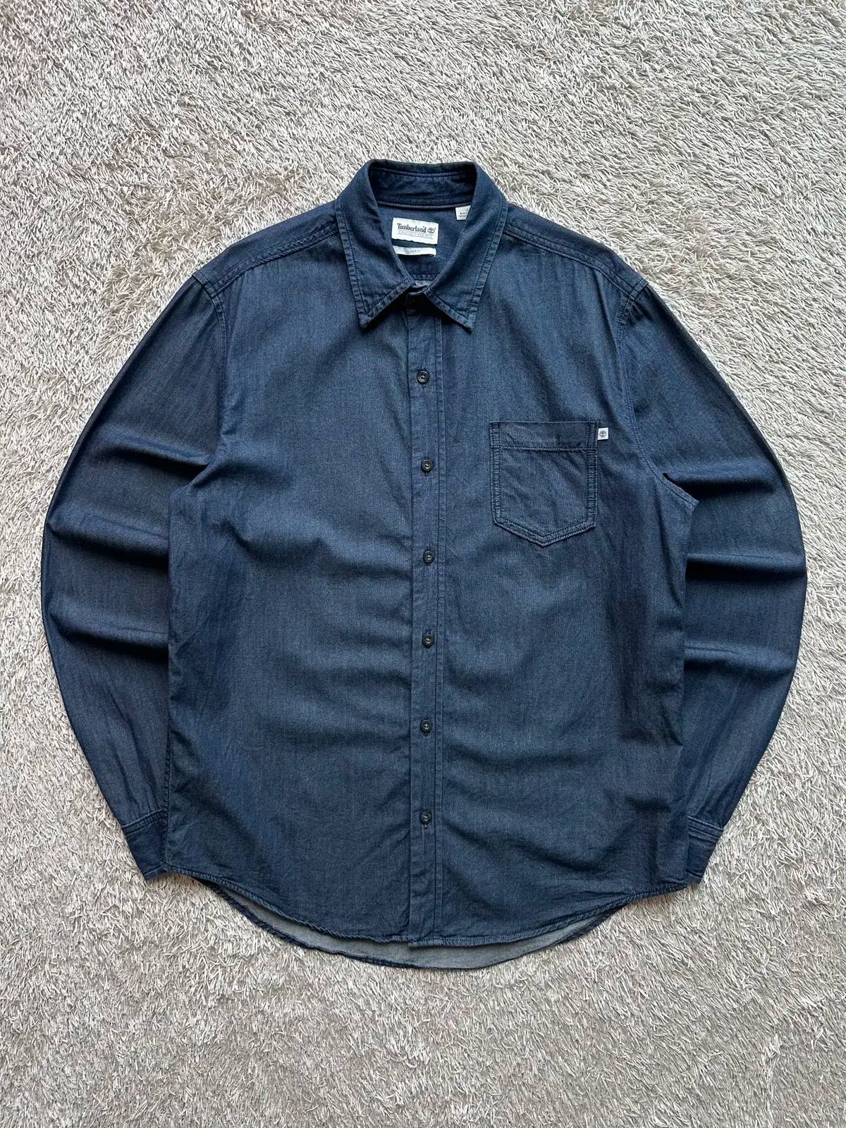 L Timberland(ティンバーランド) TIMBERLAND ワンポケット デニム シャツ