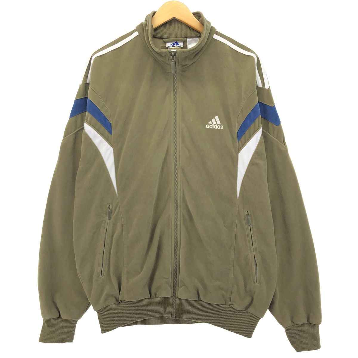 古着 00年代 アディダス adidas ベロアジャージ トラックジャケット メンズL/eaa424503