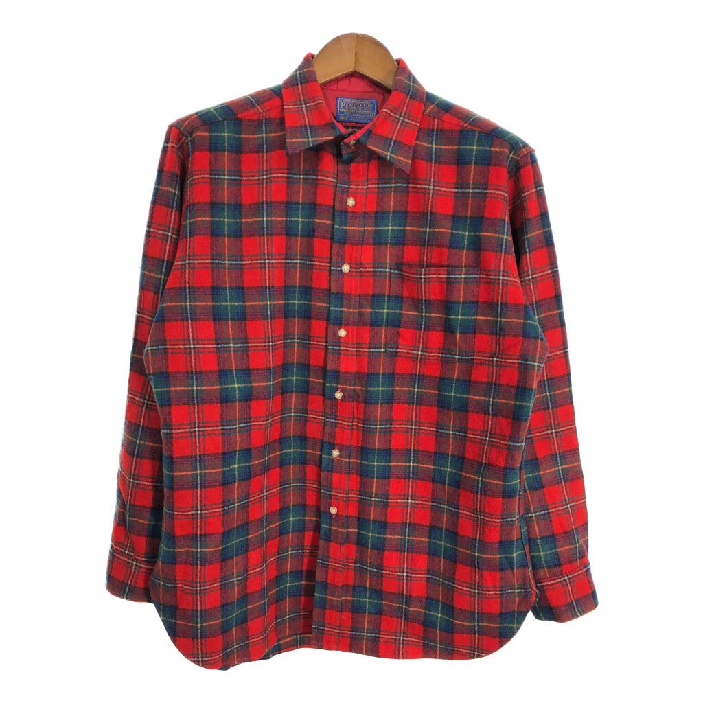 高品質，人気SALE 80年代 USA製 PENDLETON ペンドルトン ウールシャツ