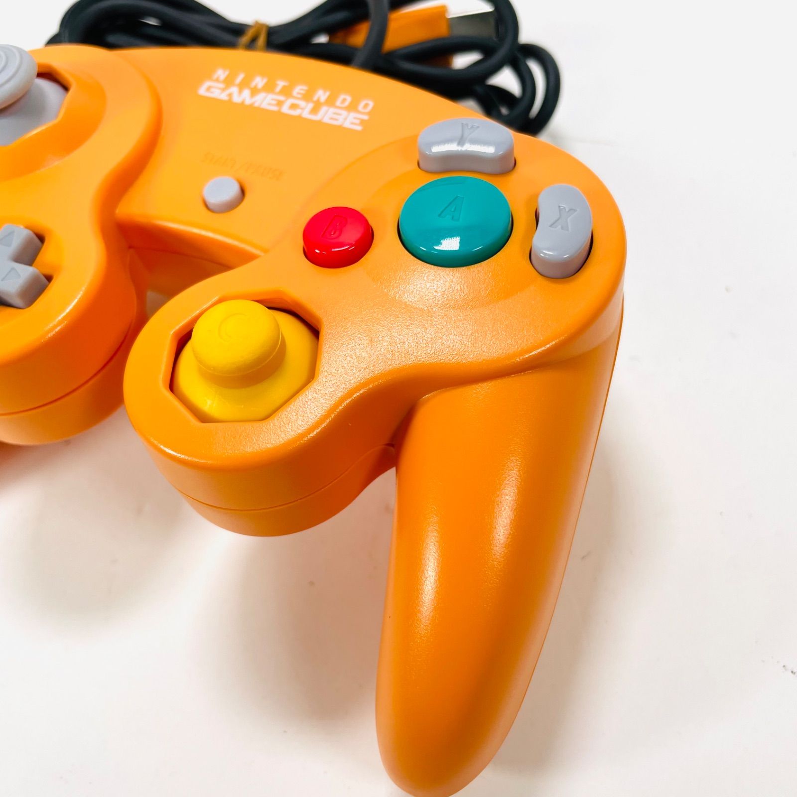 【動作確認済】GC ゲームキューブコントローラー オレンジ 箱付き Amazon | ニンテンドーゲームキューブ専用コントローラ オレンジ