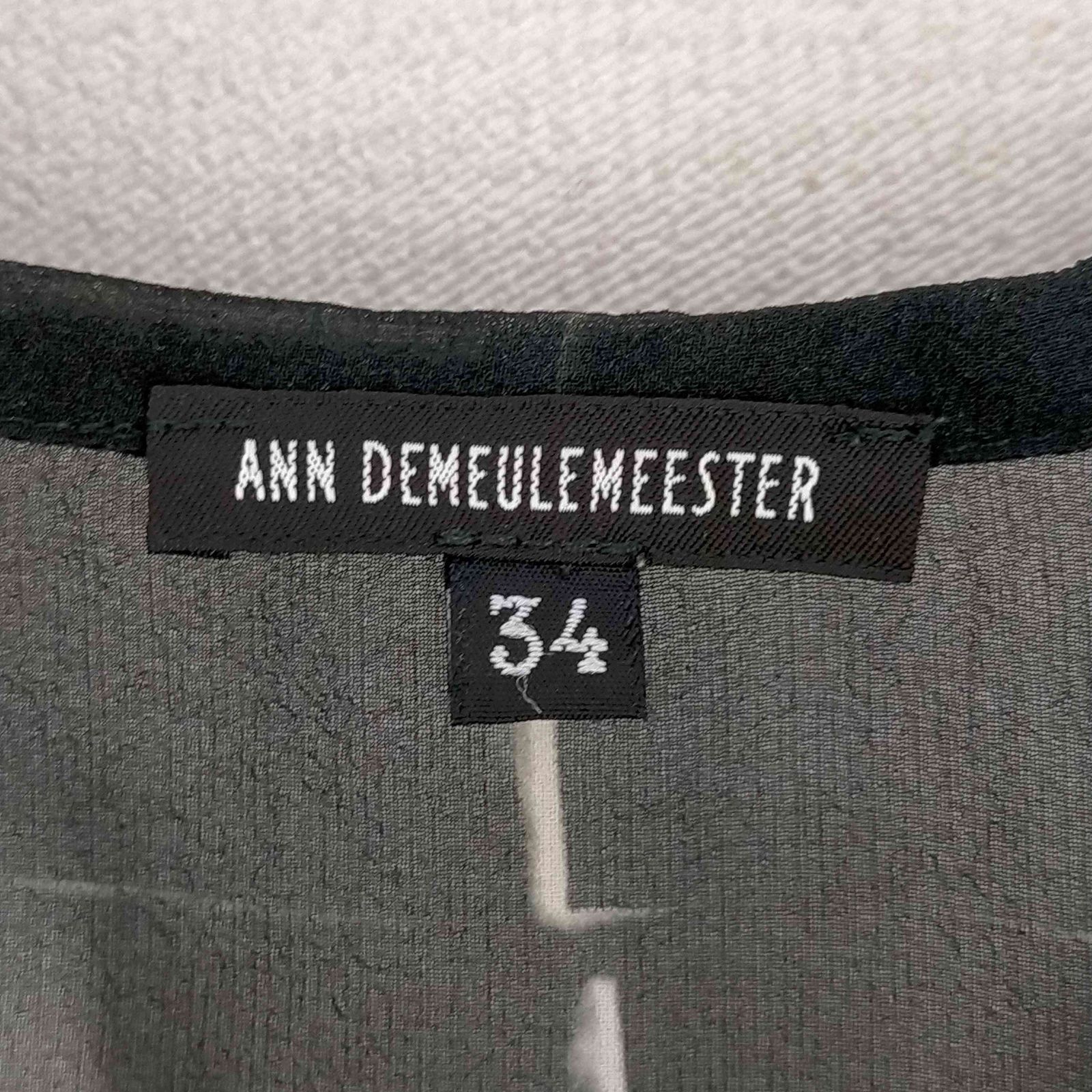ANN DEMEULEMEESTER タンクトップ アンドゥムルメステール ANN DEMEULEMEESTER(アンドゥムルメステール) 00's D-ring design tank