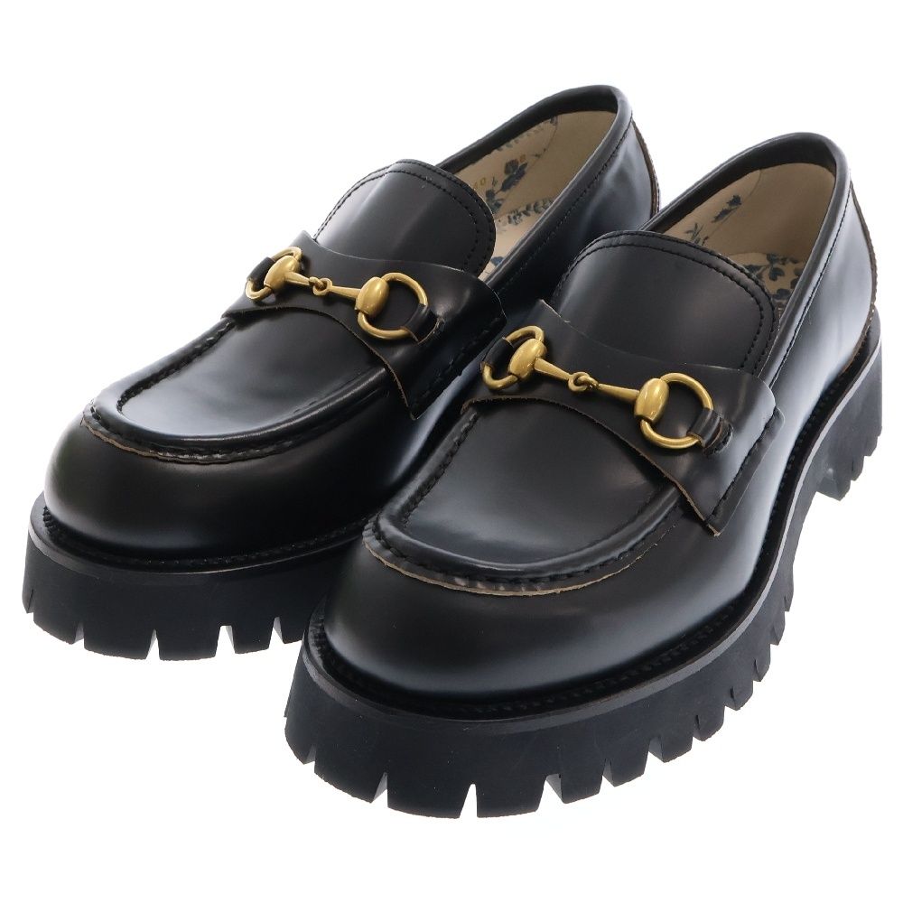 グッチ　ローファー　ラグソール　GGスプリーム　ホースビット　BEE刺繍 GUCCI (グッチ) Forsebit Bee Loafer ホースビット ビー 刺繍