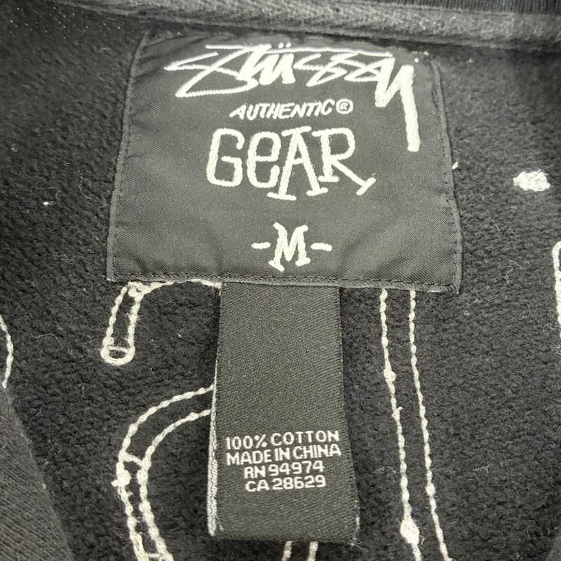 OLD STUSSY 00s ロゴ刺繍 フェード ハリントンジャケット ブルゾン