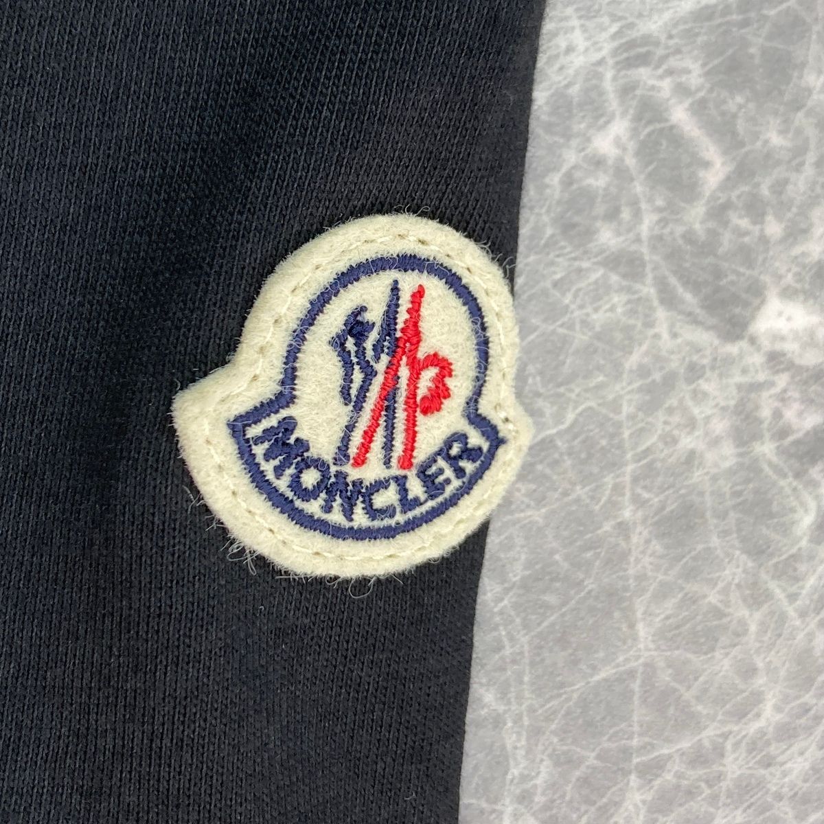 MONCLER モンクレール ロゴ刺繍 Tシャツ 半袖Ｔシャツ 8C000 08 89AUO レディース コットン ブラック 【中古】 モンクレール MONCLER レディース ロゴ刺繍 Tシャツ 8C000 08 89AUO