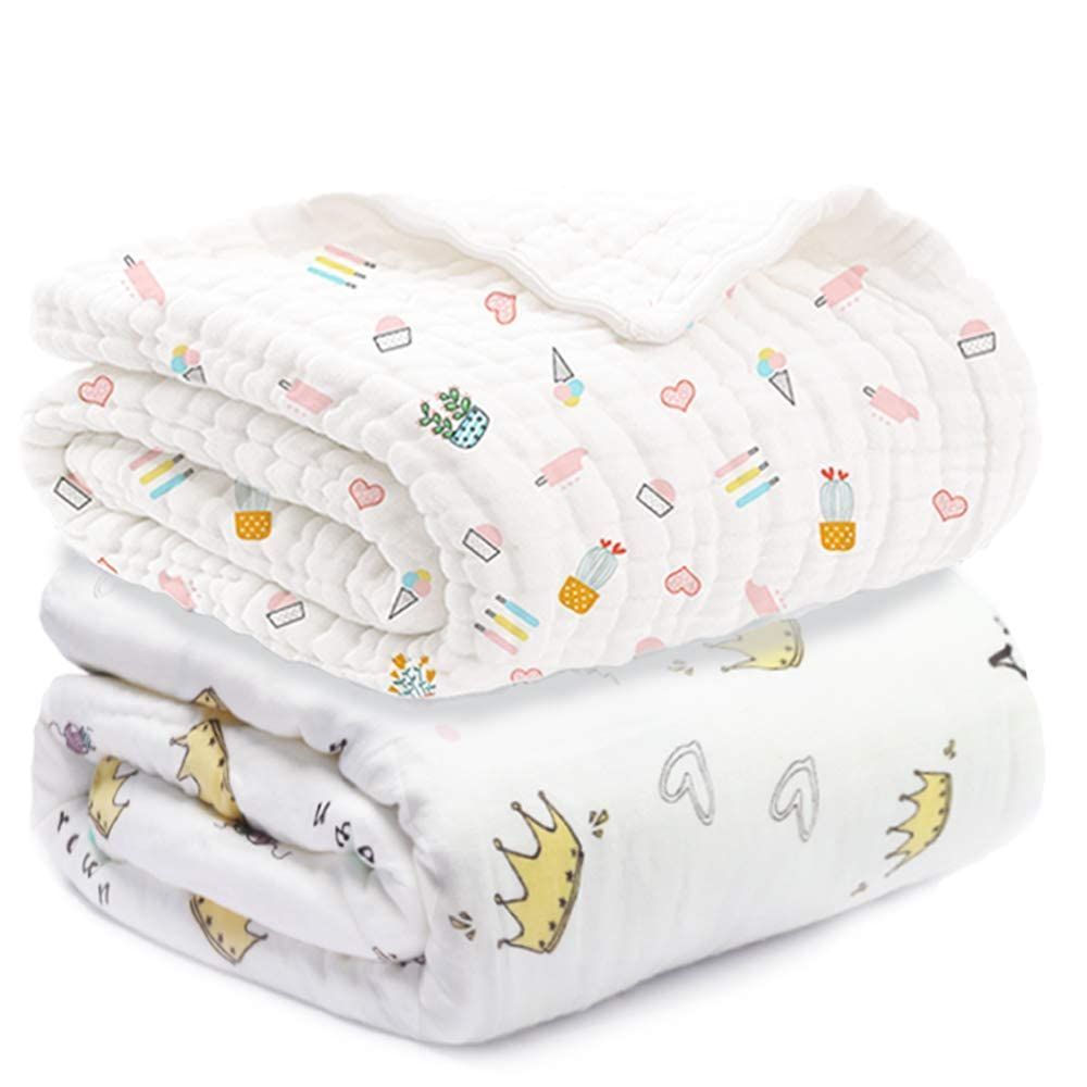 【数量限定】6重 ガーゼケット トドラーケット 保育園 ベビー タオルケット Mafabebe お昼寝 ガーゼ バスタオル おくるみ 棉100％ オーガニック素材 ベビー 赤ちゃん 出産祝い キッズ 女の子 男