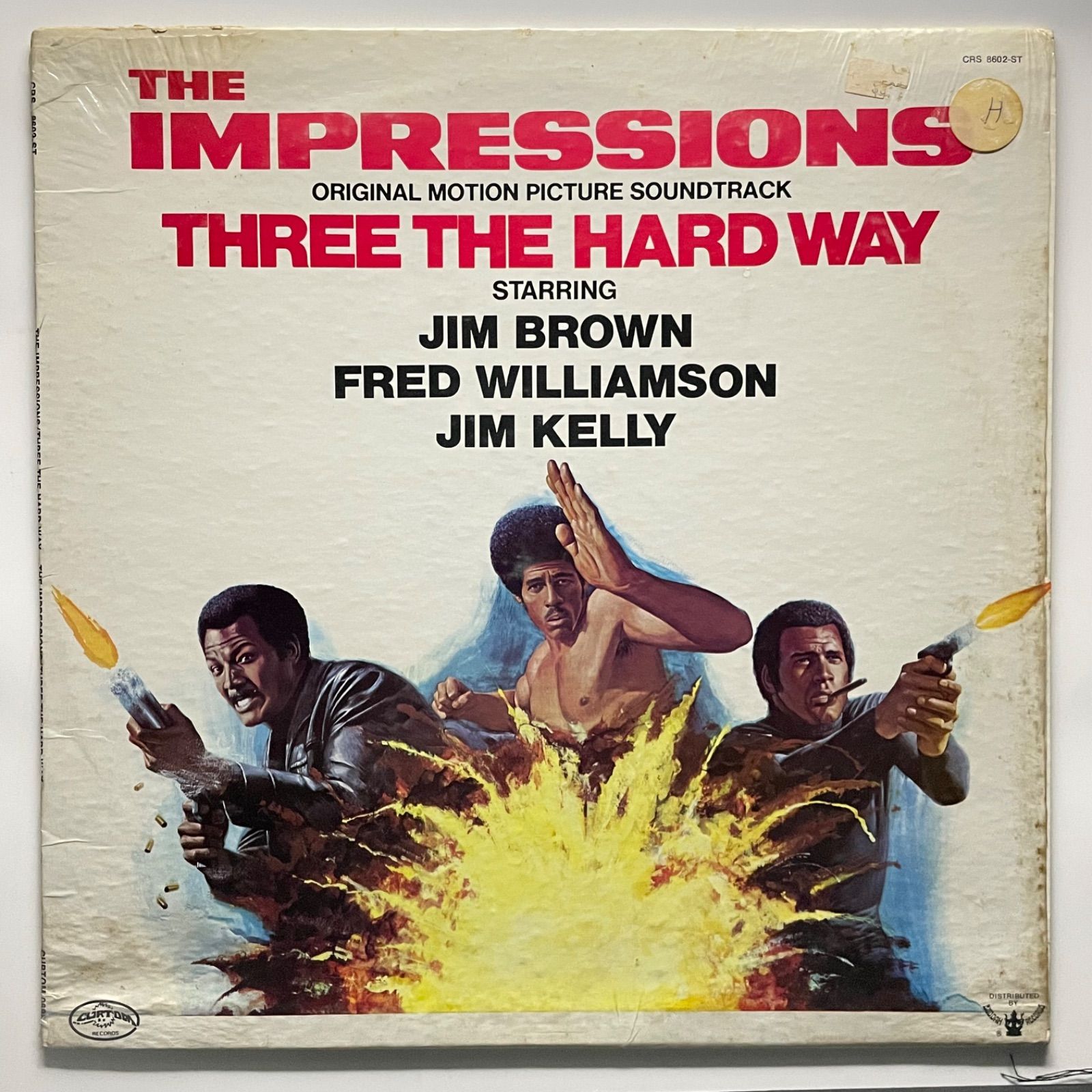 レコード LP Soul The Impressions | Three The Hard Way Original Motion Picture Soundtrack