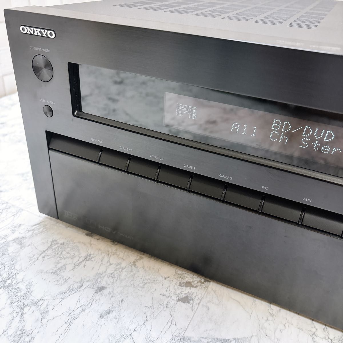 ONKYO オンキョー TX-NR818 AVアンプ 7.1ch AVレシーバー オンキヨー リモコン 取説付属 音響機器 オーディオ