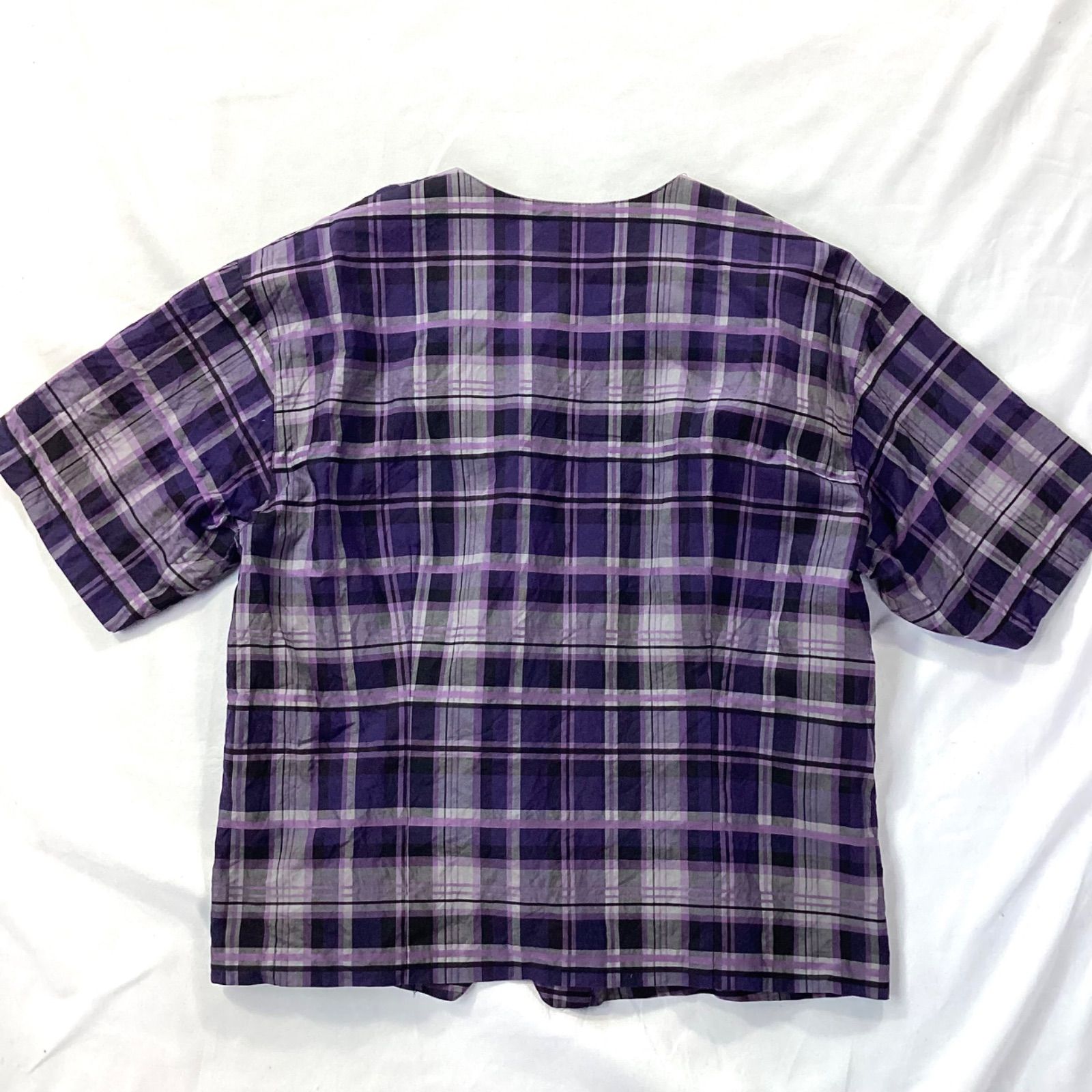 バーバリー　チェック柄シャツジャケット BURBERRY】FORRES チェック柄キルティングシャツジャケット