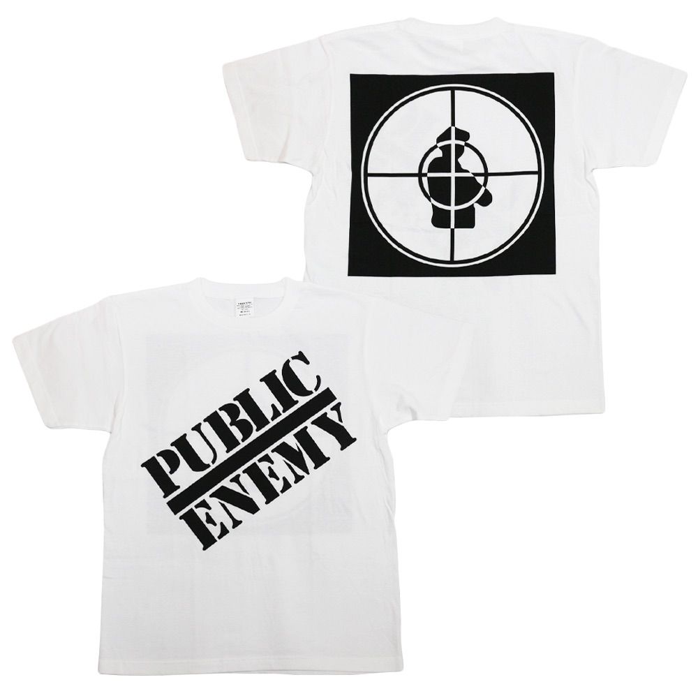 Public Enemy Tee (White) パブリック・エネミー Tシャツ Bootleg Tee