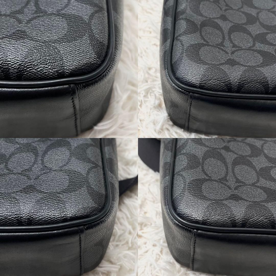 美品✨COACH コーチ シグネチャー フライトバッグ クロスボディ 斜め掛け 美品 COACH コーチ ショルダーバッグ フライトバッグ 斜掛け