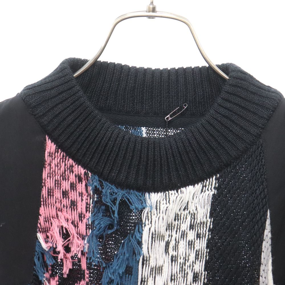 sacai サカイ 22SS モックネックアームスリットニットセーター