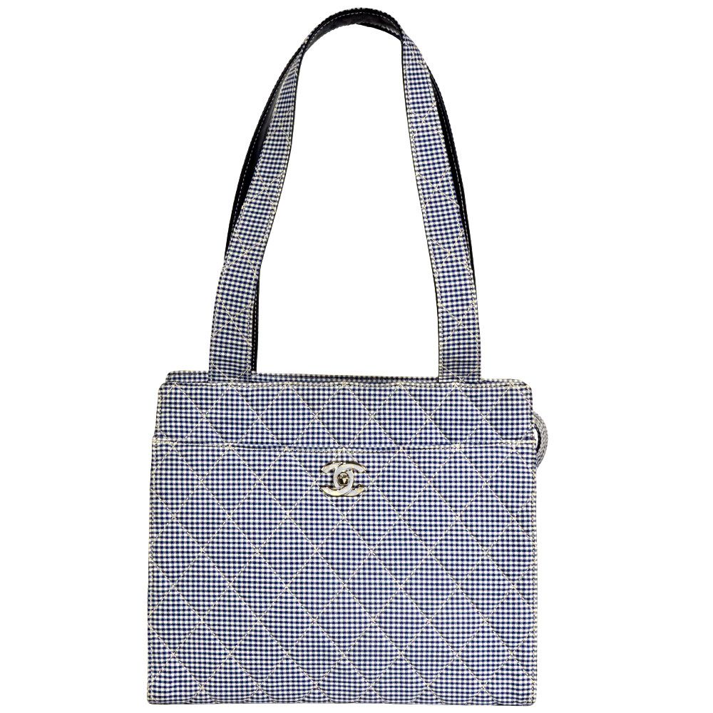 美品　CHANEL 　ギンガムチェック　ココマーク　クリーニング済み Amazon | [CHANEL] (シャネル) マトラッセ ギンガムチェック CC