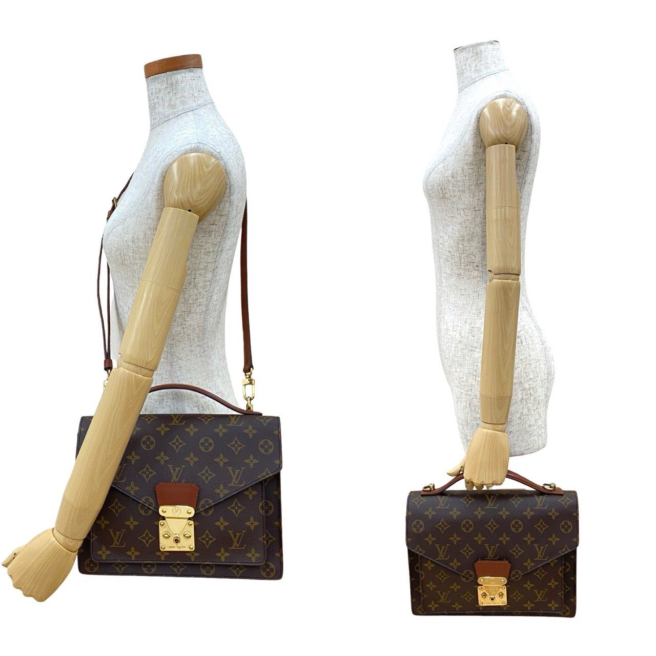 極 美品 LOUIS VUITTON ルイヴィトン ヴィンテージ モンソー