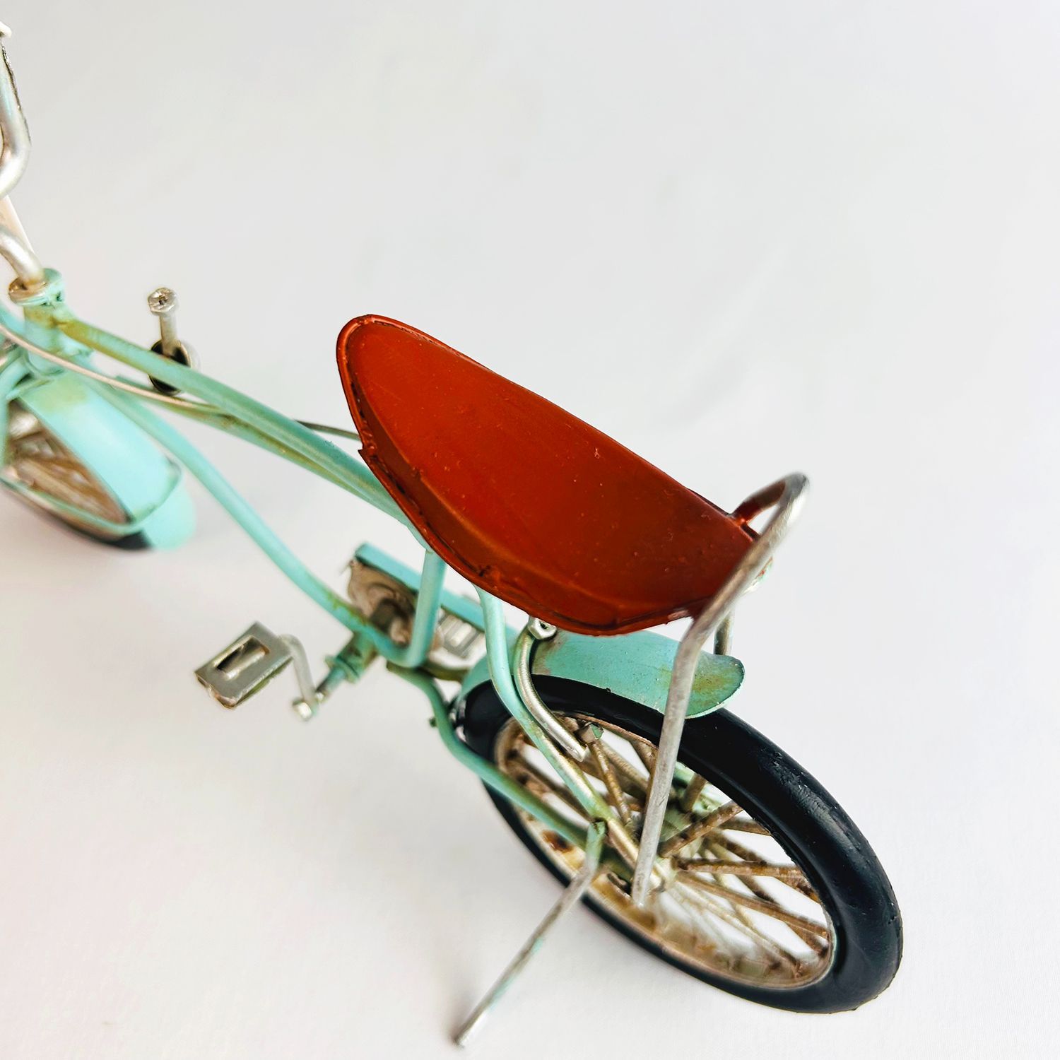 レトロ ミニチュア自転車 バスケット付き レトロ 自転車 ミニチュア ミニチュア自転車模型のおすすめ人気商品