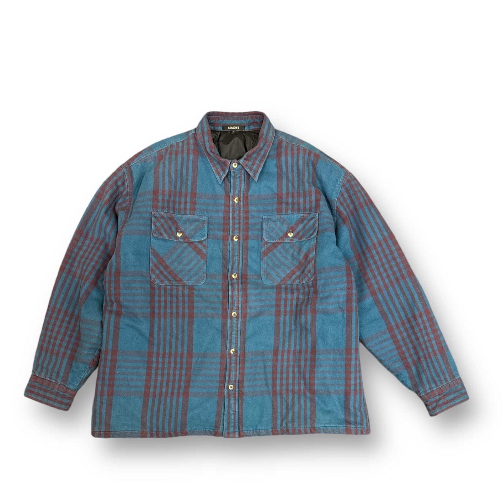 YEEZY SEASON5 Classic Flannel shirt クラシックフランネルシャツ 