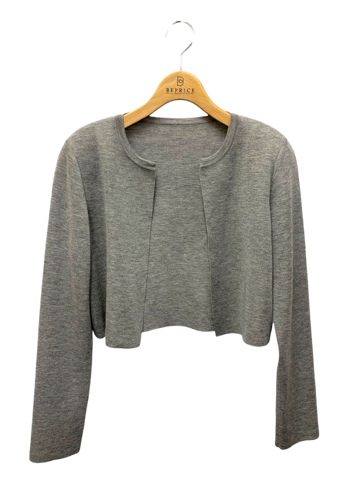フォクシーブティック Knit Cardigan Saint-Louis 42719 カーディガン 40 グレー カシミヤ混 ITTS5V0E2UBY