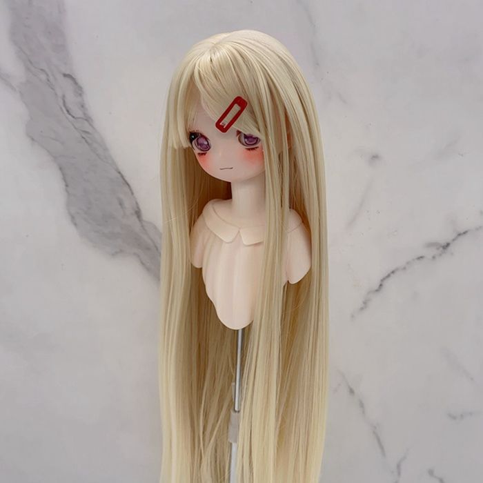 ドールウィッグ 6~7インチ 三つ編み ロングヘア ピンク SD BJD 6分 ドールウィッグ 6~7インチ 三つ編み ロングヘア ブロンドピンク｜Yahoo