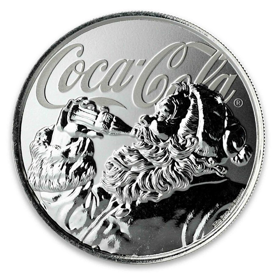 コカ・コーラ 1oz $1 純銀 2019 フィジー 限定ミンテージ