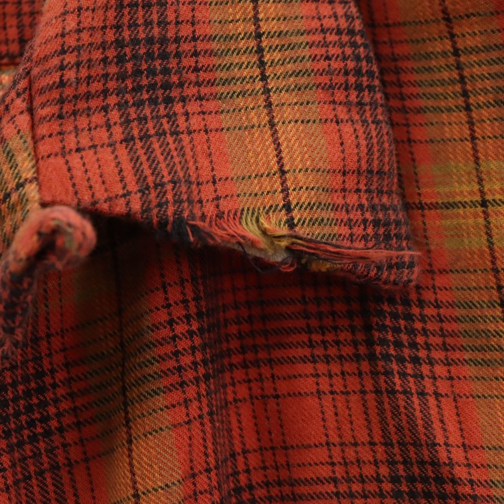 STUSSY (ステューシー) 80s 黒タグ チェックオープンカラー長袖 STUSSY (ステューシー) 80s 黒タグ チェックオープンカラー長袖
