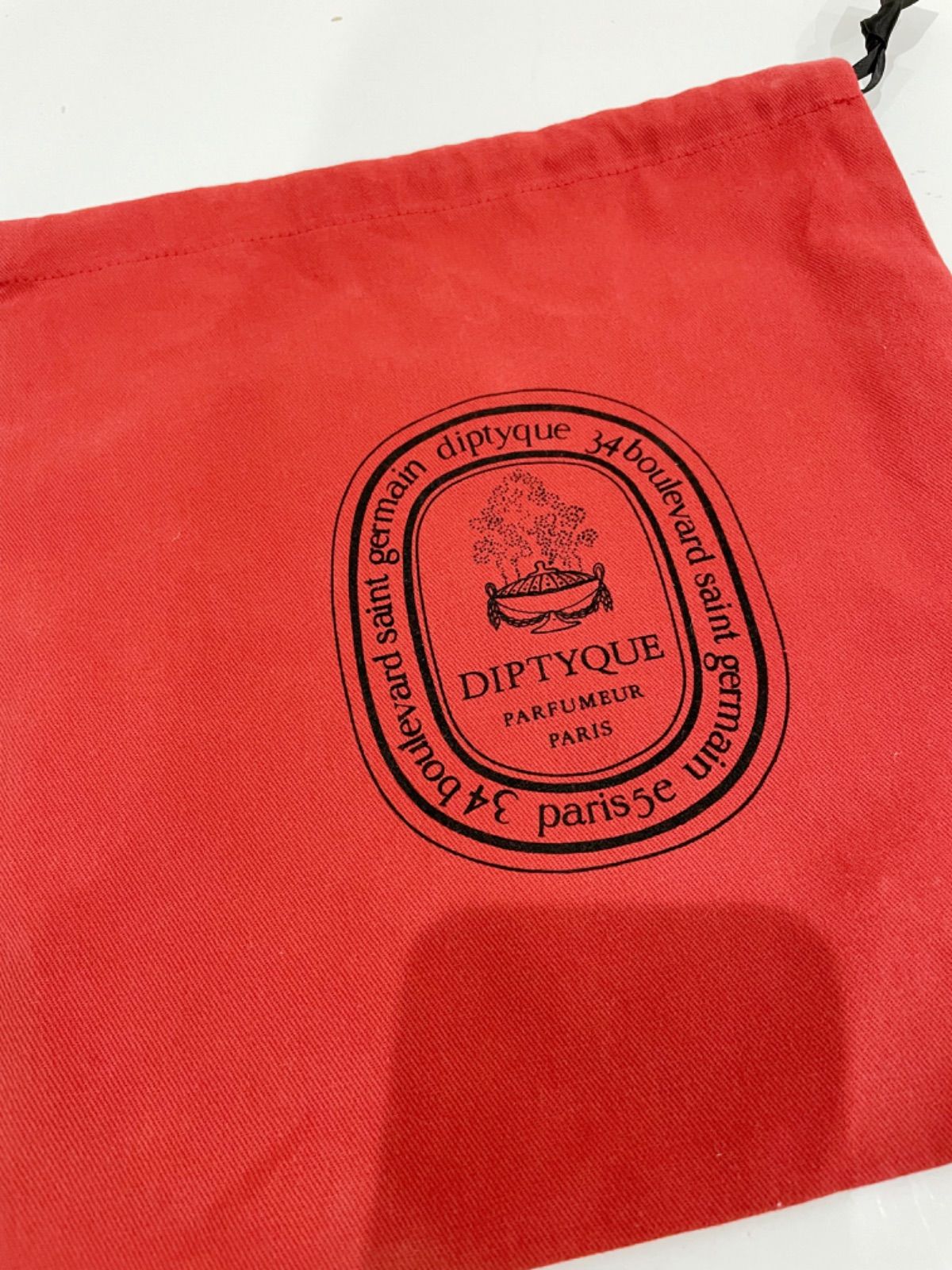 diptyque ディプティック 巾着袋 赤 - メルカリ