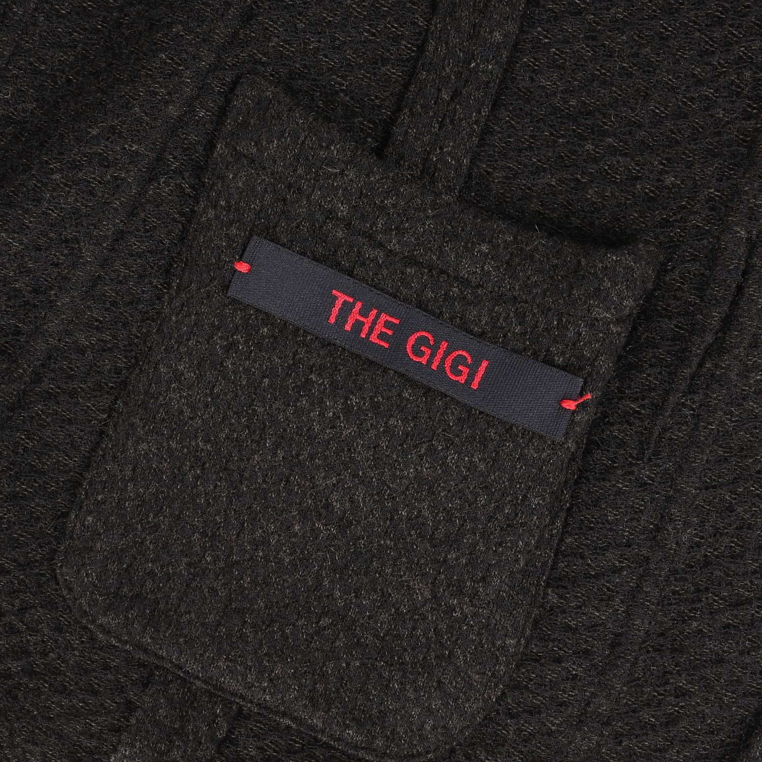 美品】THE GIGI ザ ジジ ジャケット ブラック ブラウン サイズ:46 