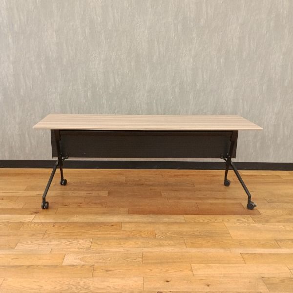 OKAMURA オカムラ 折りたたみ 会議用テーブル 81F5SP-9109 ベージュ ミーティングテーブル 会議テーブル 折りたたみテーブル