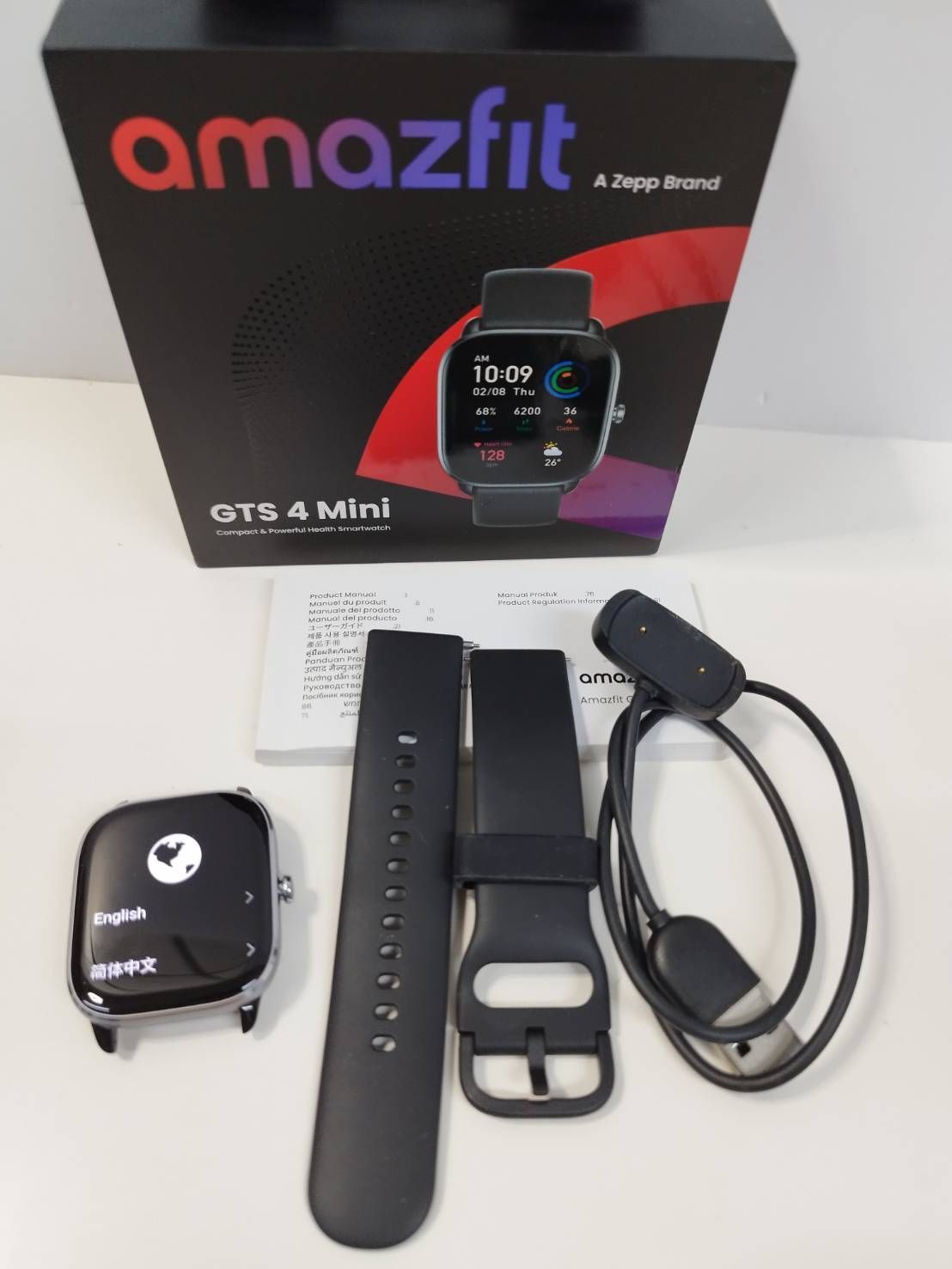 Amazfit GTS 4 mini スマートウォッチ Midnight Black