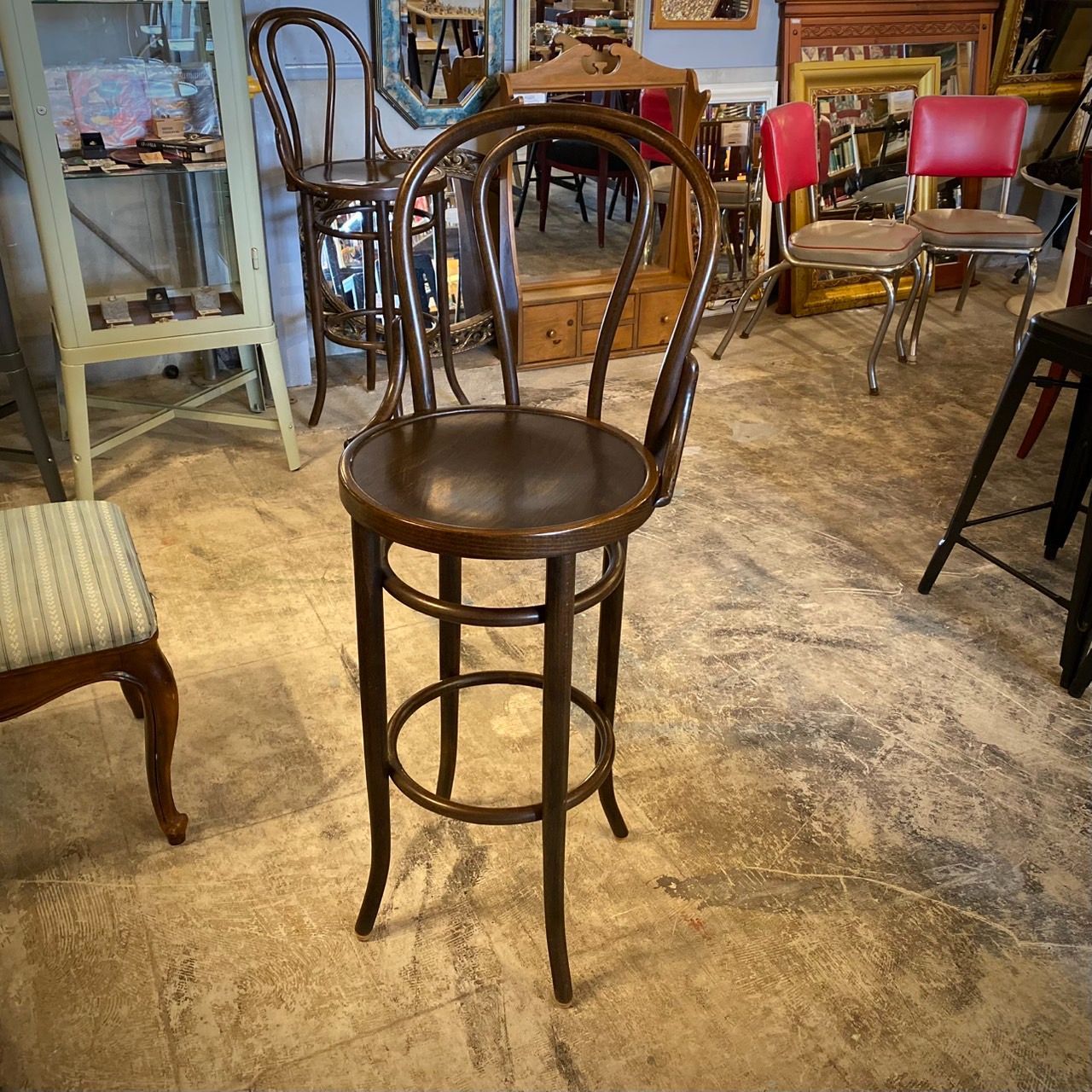 HIKARI ヒカリ家具 ベントウッド ハイチェア カウンターチェア