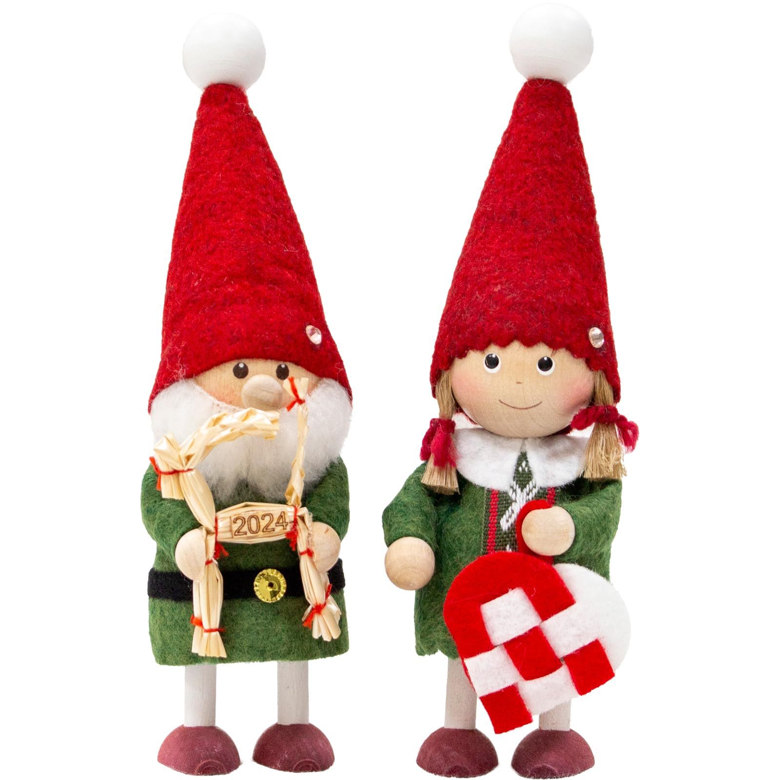 NORDIKA nisse ノルディカ ニッセ クリスマス 木製人形 (そりに乗ったサンタ / レッド / NRD120072) 幸せを運ぶ妖精ニッセ | NORDIKA nisse 公式サイト