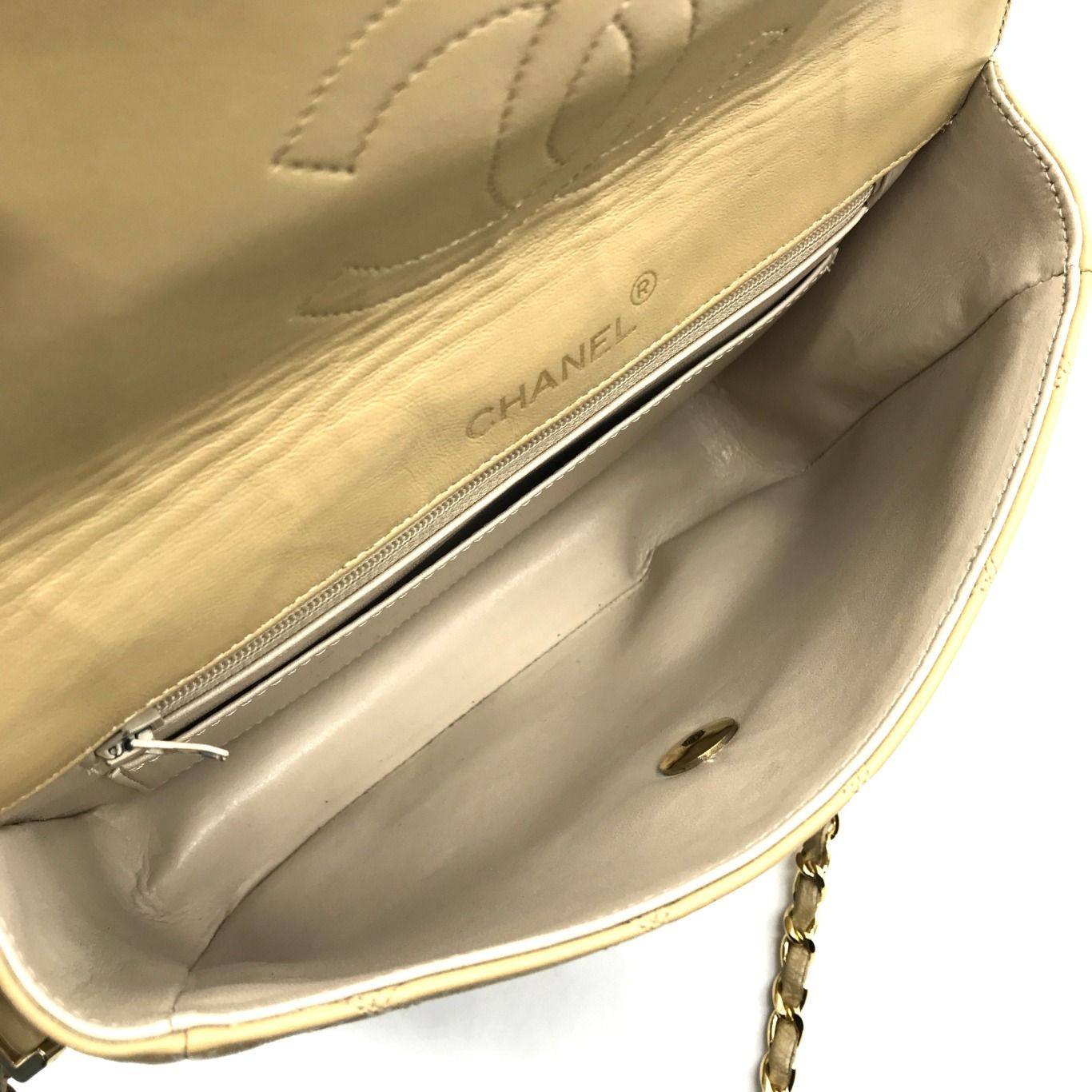 CHANEL シャネル ビコローレ デカココマーク ターンロック チェーン