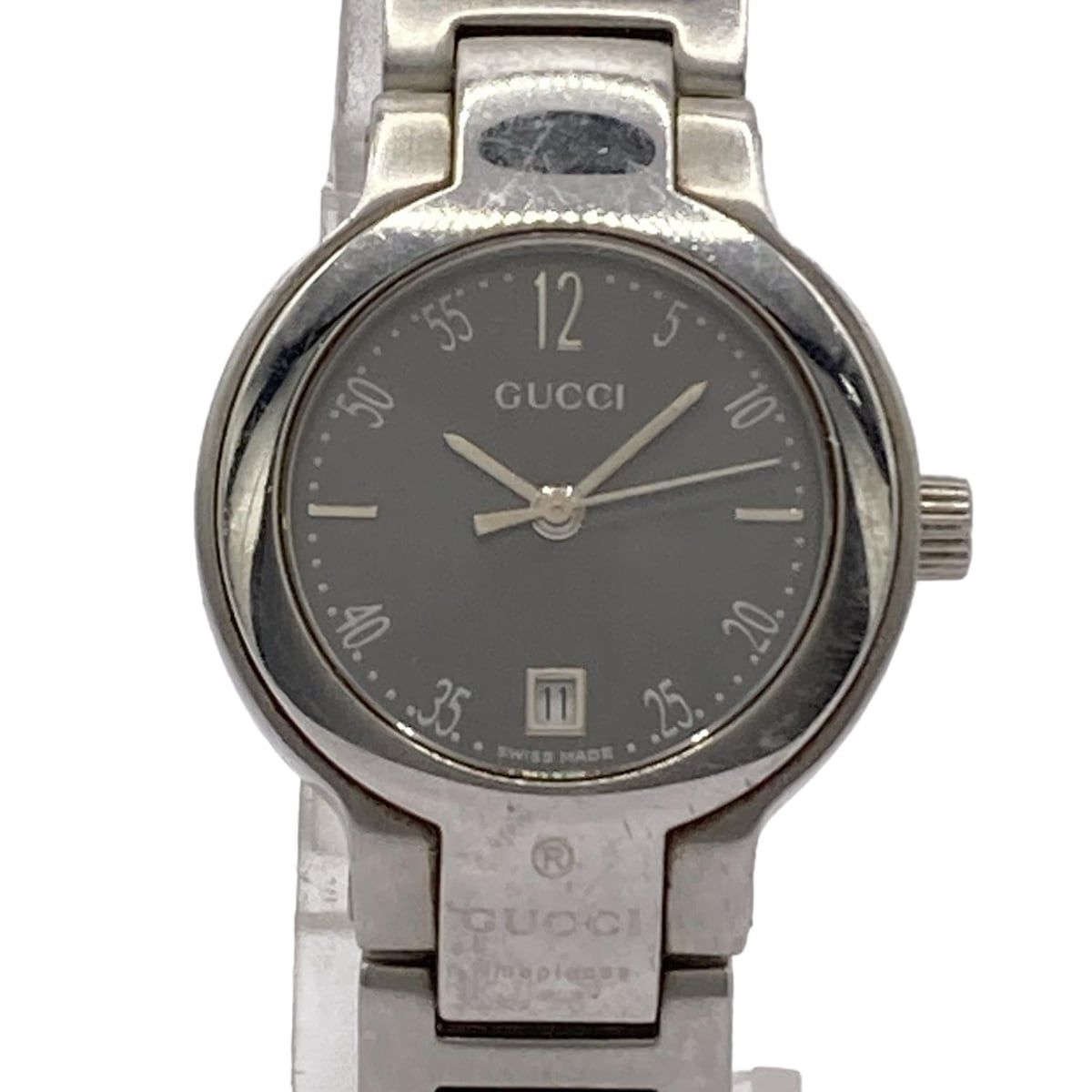 GUCCI グッチ 腕時計 - 8900L レディース ダークグレー