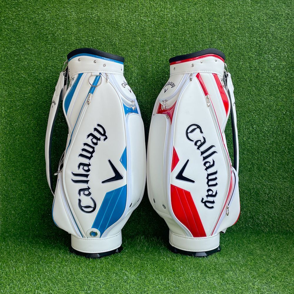 新品未使用 Callaway ゴルフクラブバッグ PUレザー ボールバッグ