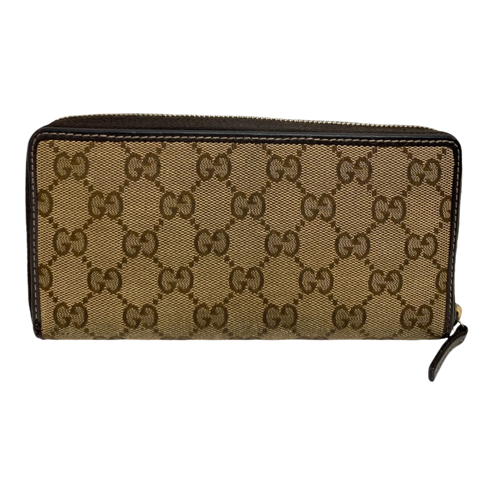 希少❗️?美品?GUCCI シェリーラインリボン ラウンドファスナー長 