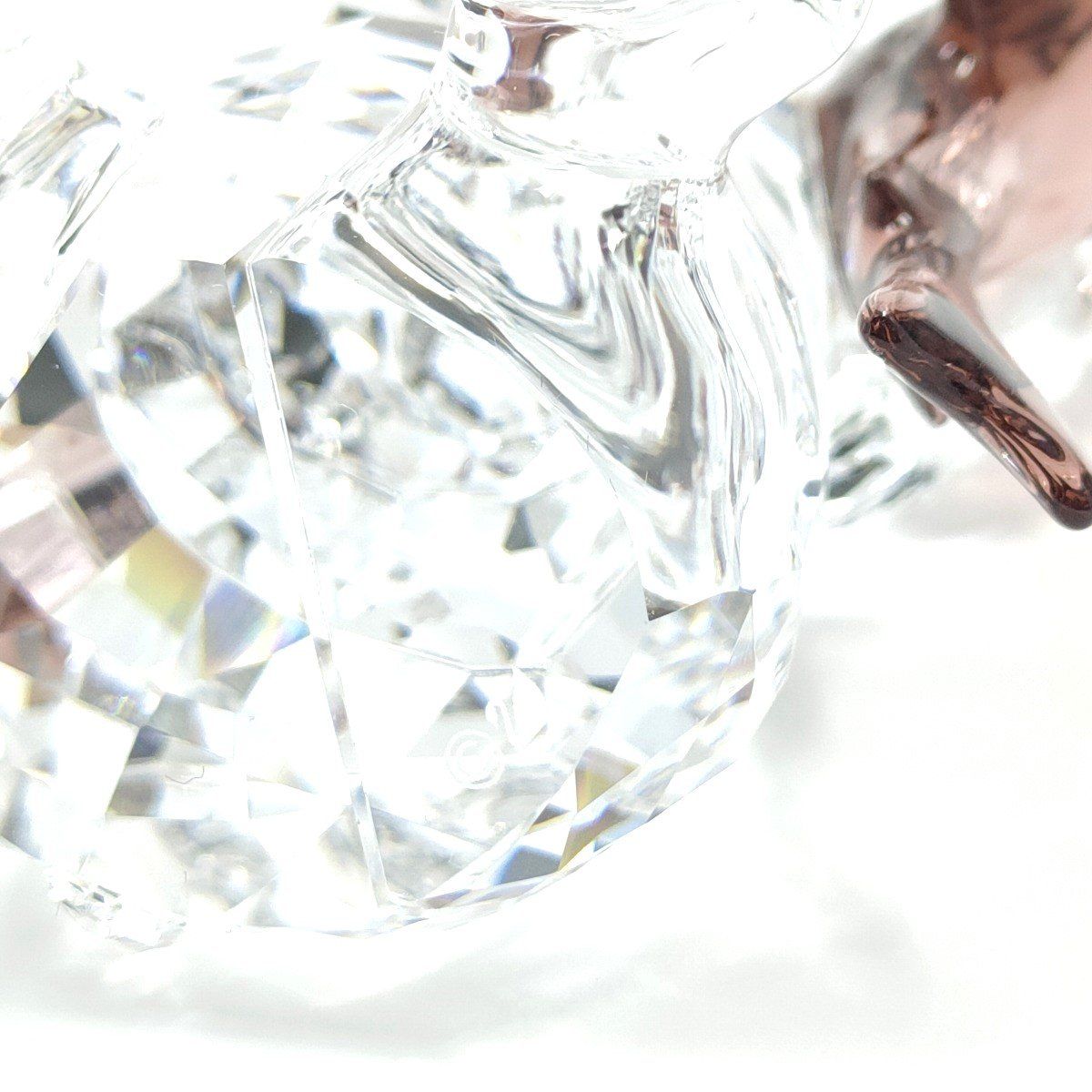SWAROVSKI スワロフスキー クマと魚 置物 クリスタル【いおき