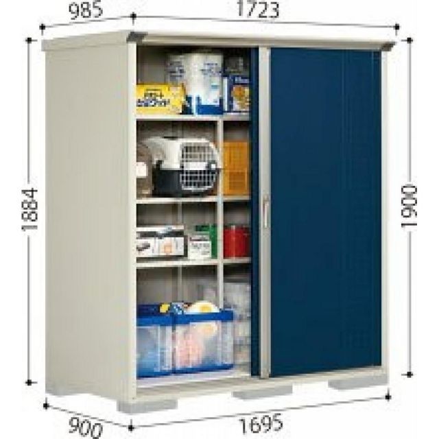 タクボ グランプレステージジャンプ ディープブルー GP-179AFDB 収納庫 2枚扉